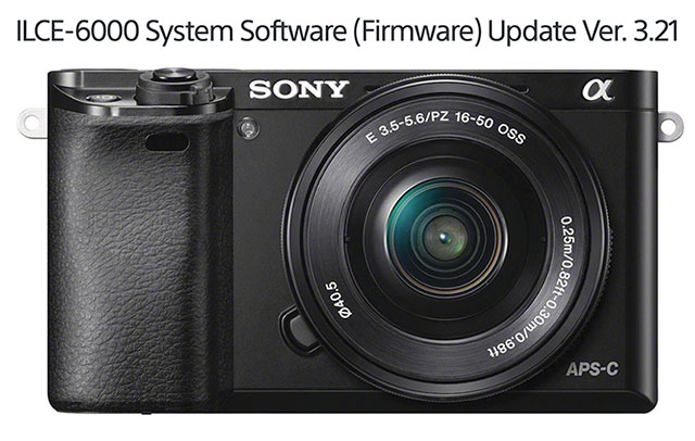 sony a6000 driver update